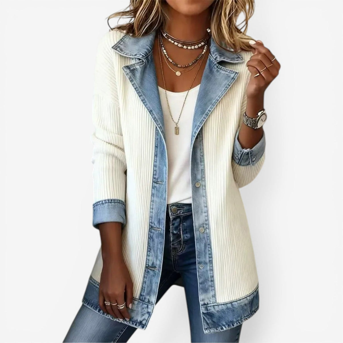 Marlene | JEANSJACKA FÖR KVINNOR