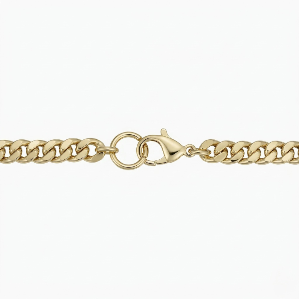 Estate Cuban Bracelet | Guld