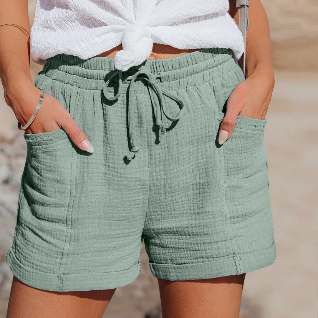 Hanneke | Bekväm shorts med fickor