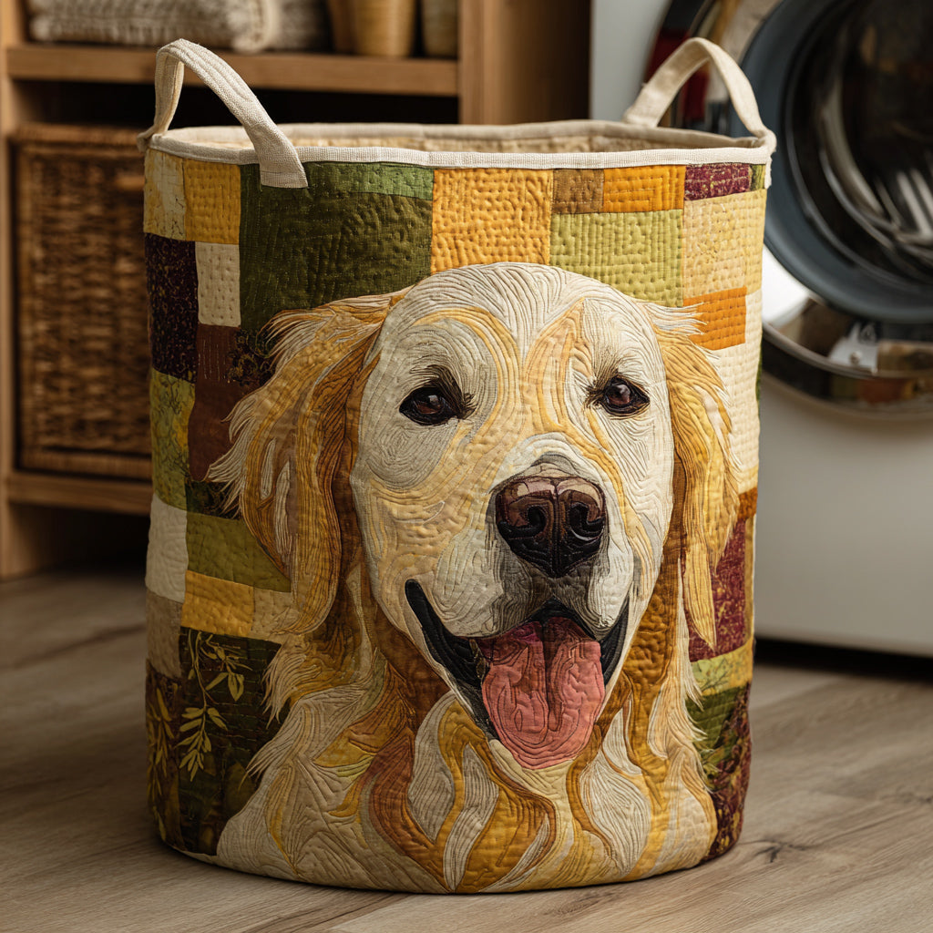 SOLIG | GLAD GULDEN RETRIEVER TVÄTTKORG