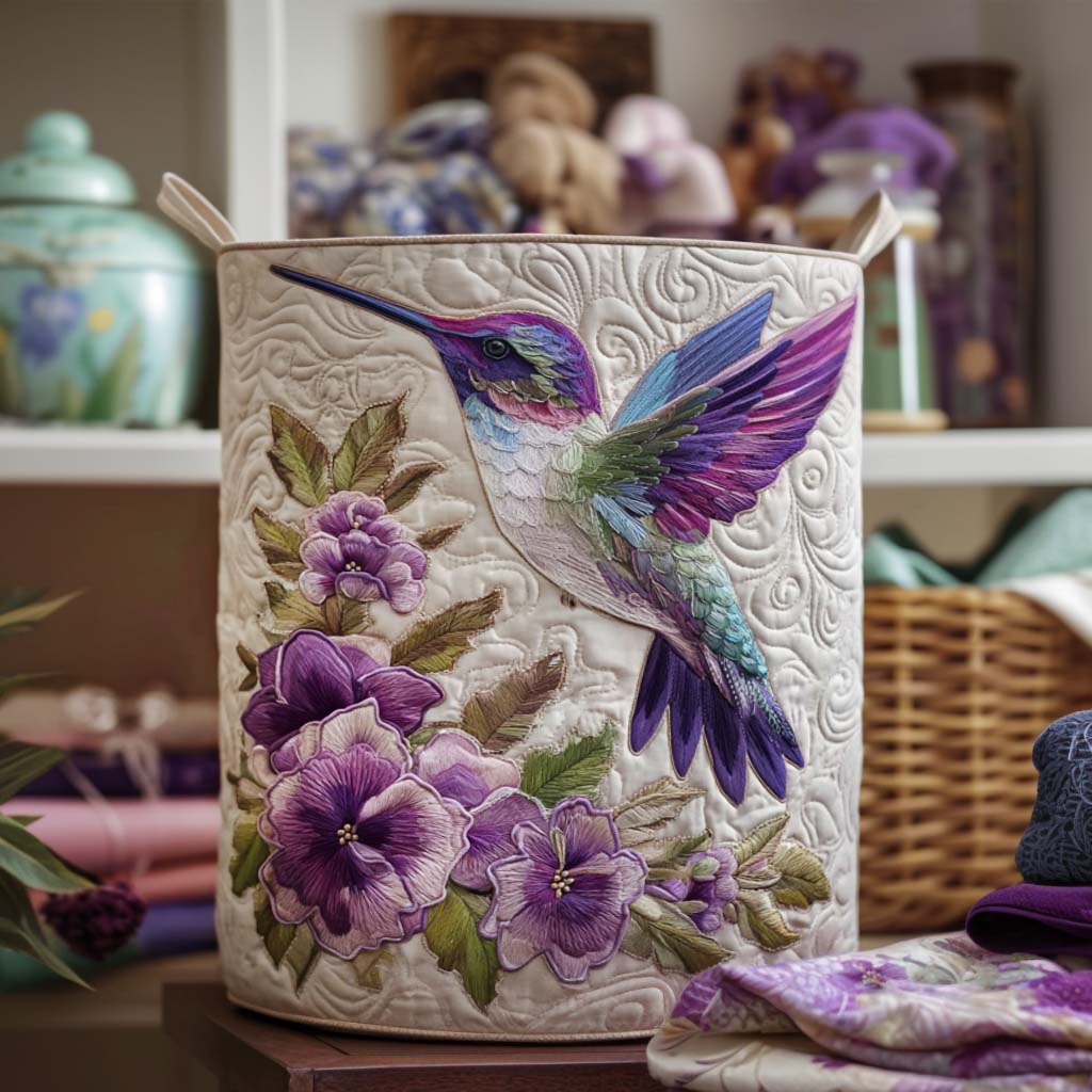 EVIE | HUMMINGBIRD I BLOOM TVÄTTKORG