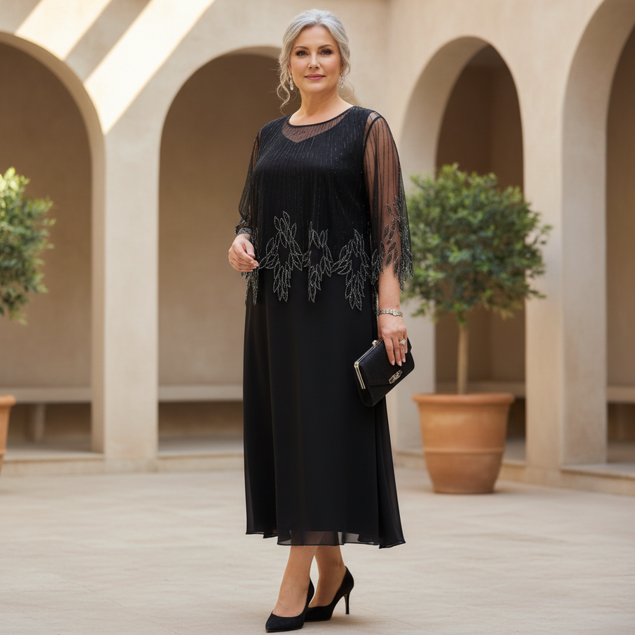 Jannika | Stilig Casual Midi Klänning