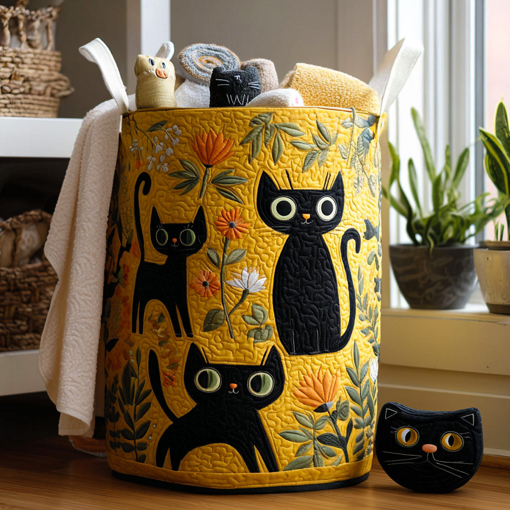 LUCKY | Handgjord Kattdesign Tvättkorg