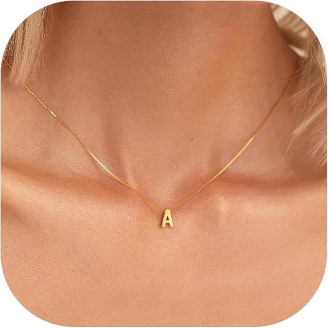 Kärleksbrev initial halsband | Guld
