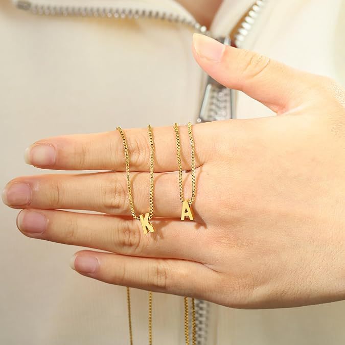 Kärleksbrev initial halsband | Guld