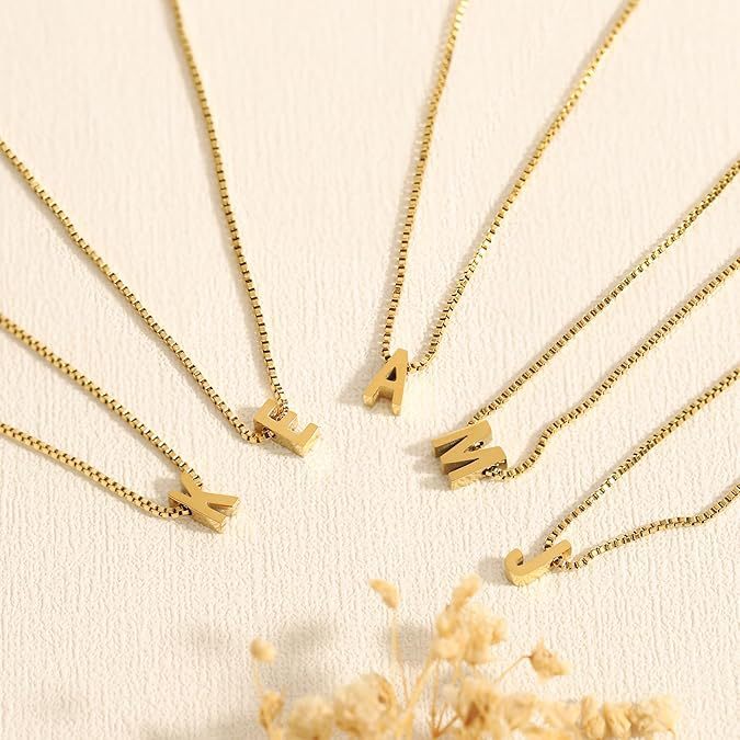 Kärleksbrev initial halsband | Guld