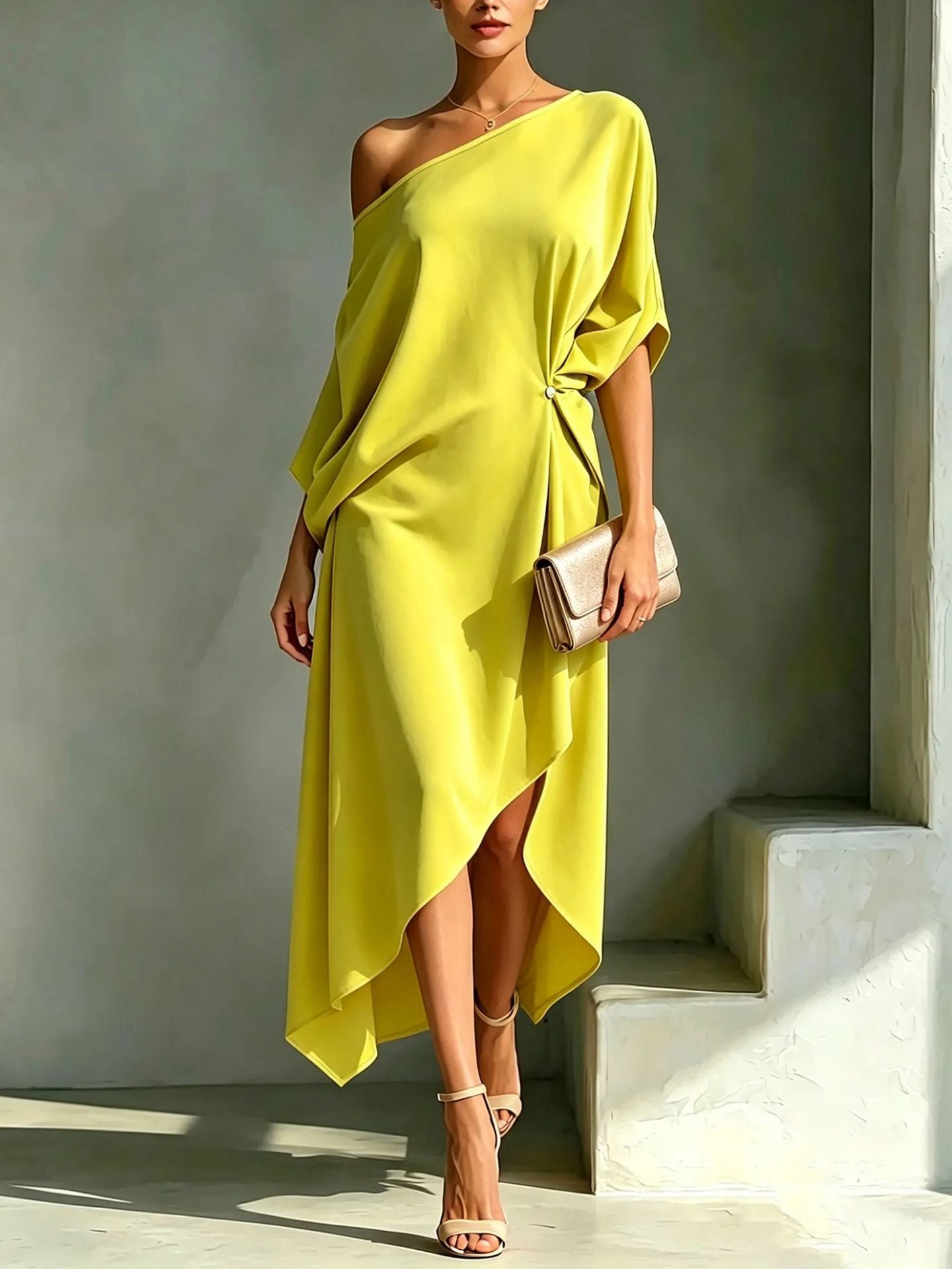 Camila | Elegant Asymmetrisk Klänning