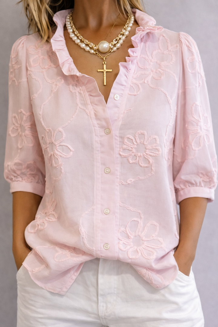 Oceane | Blommig Blus