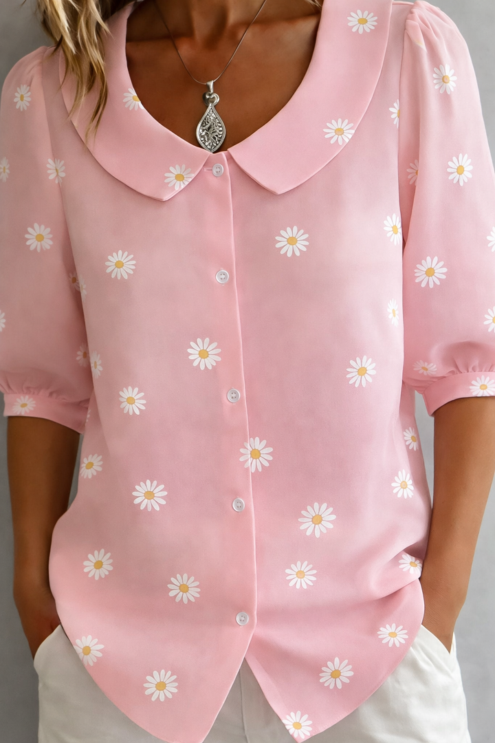 Rosamund | Blommig Blus