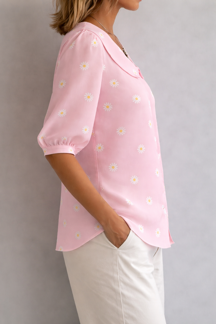 Rosamund | Blommig Blus