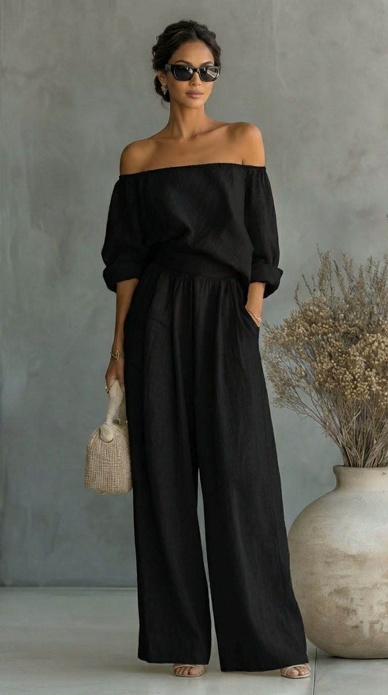 Arabella | Exklusiv linneeffekt-outfit för en stilfull sommar