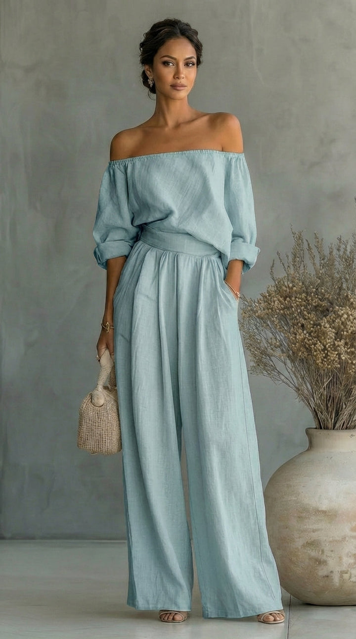 Arabella | Exklusiv linneeffekt-outfit för en stilfull sommar