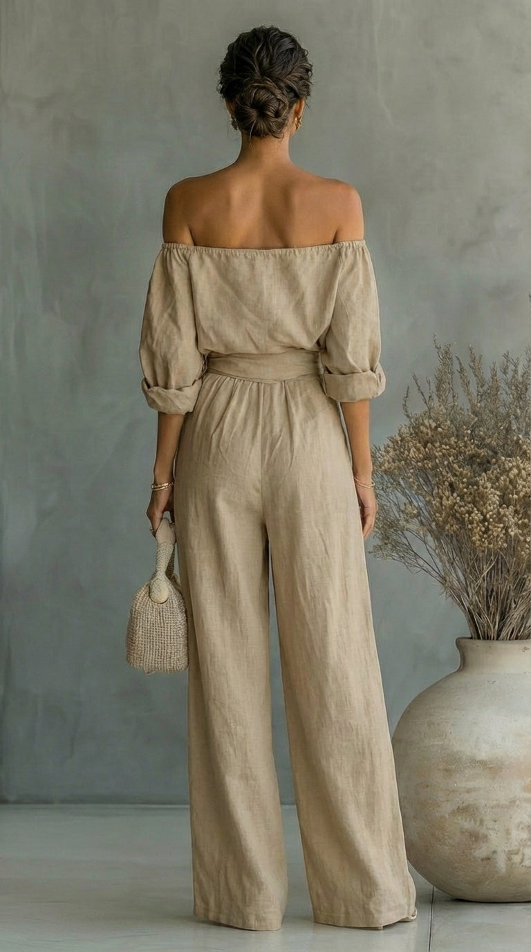 Arabella | Exklusiv linneeffekt-outfit för en stilfull sommar