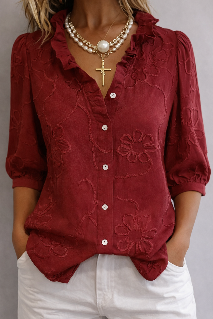 Ondine | Blommig Blus