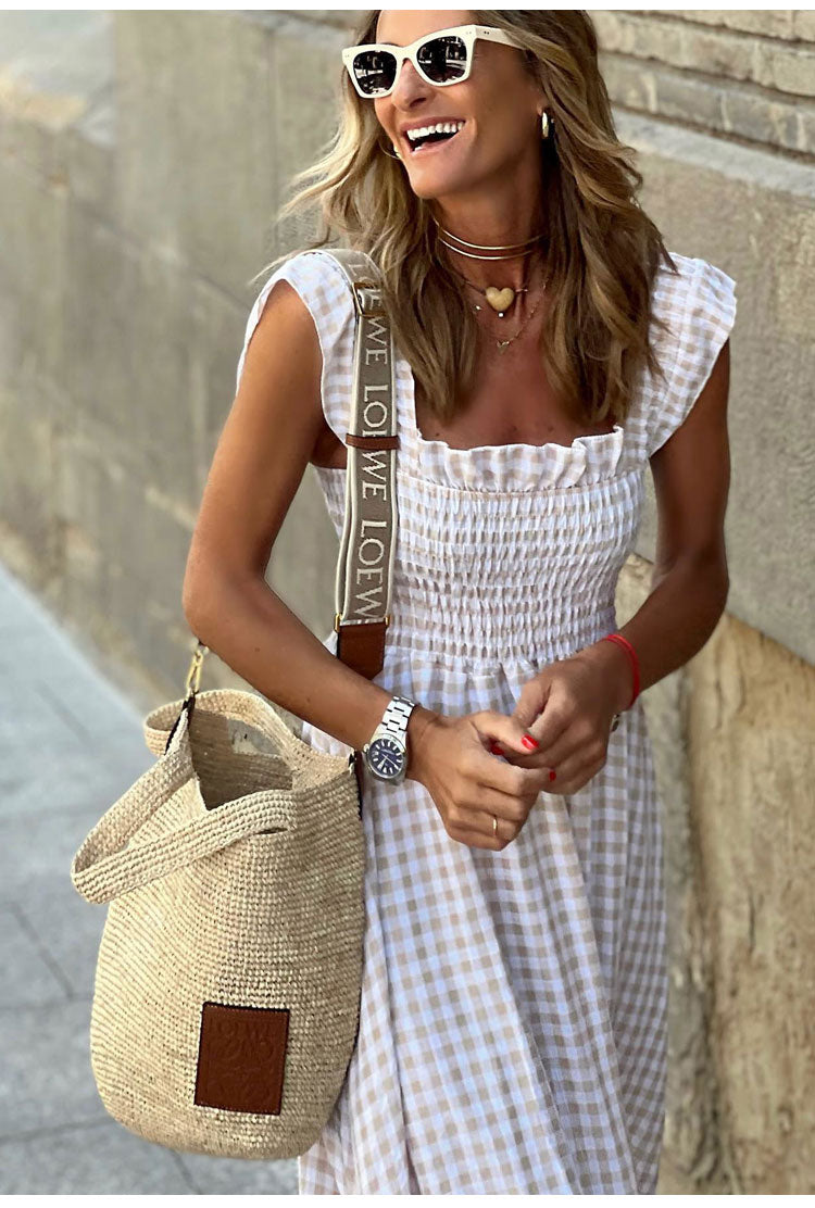 Liliane | Bohemisk casual klänning för sommar