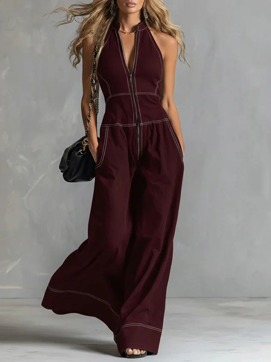 Helena | Byxdress med framdragkedja