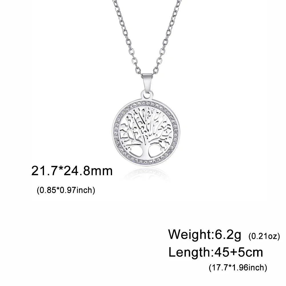 Gyldene Harmoni Livets Träd Halsband