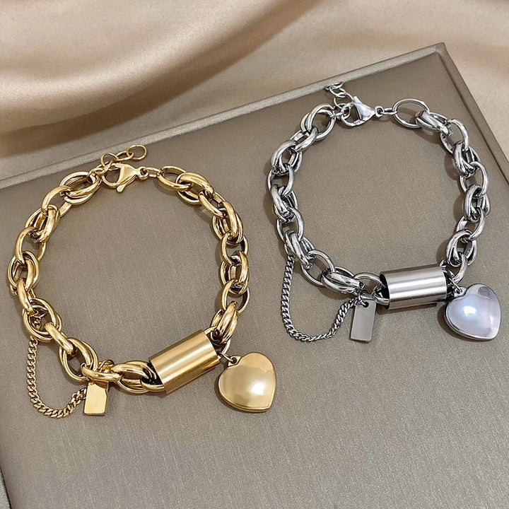 Uppmuntrande Chunky Armband | Guld