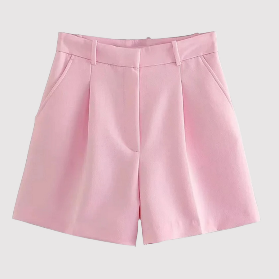 Charlotte | Lyxig plisserad shorts