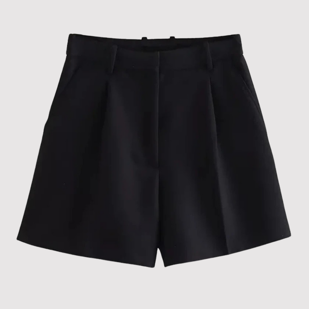 Charlotte | Lyxig plisserad shorts
