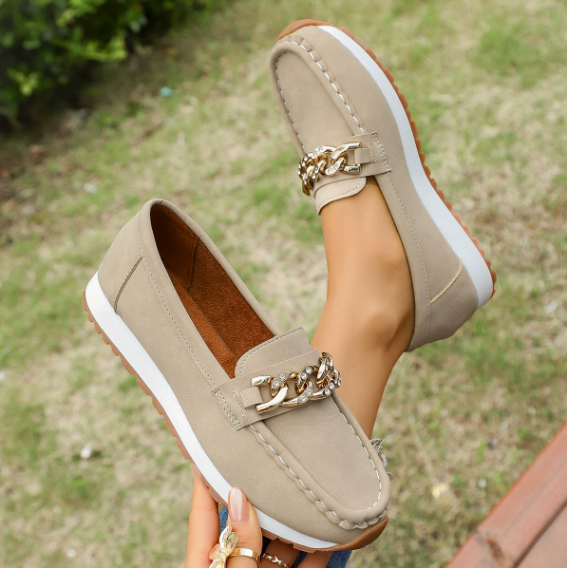 Elle | Ortopediska Diamantspännen Loafers