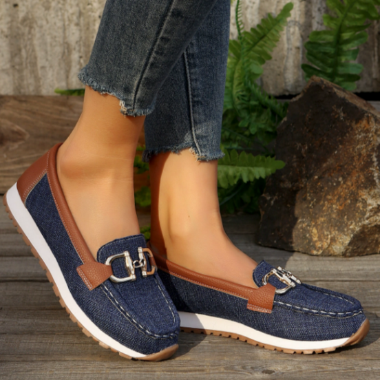 Esme | Platta Spännbucklor Loafers