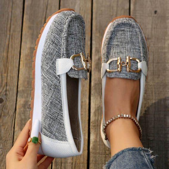 Esme | Platta Spännbucklor Loafers