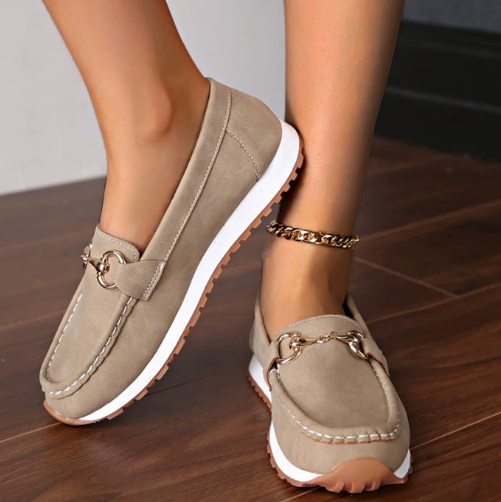 Elodie | Platta Spänne Loafers