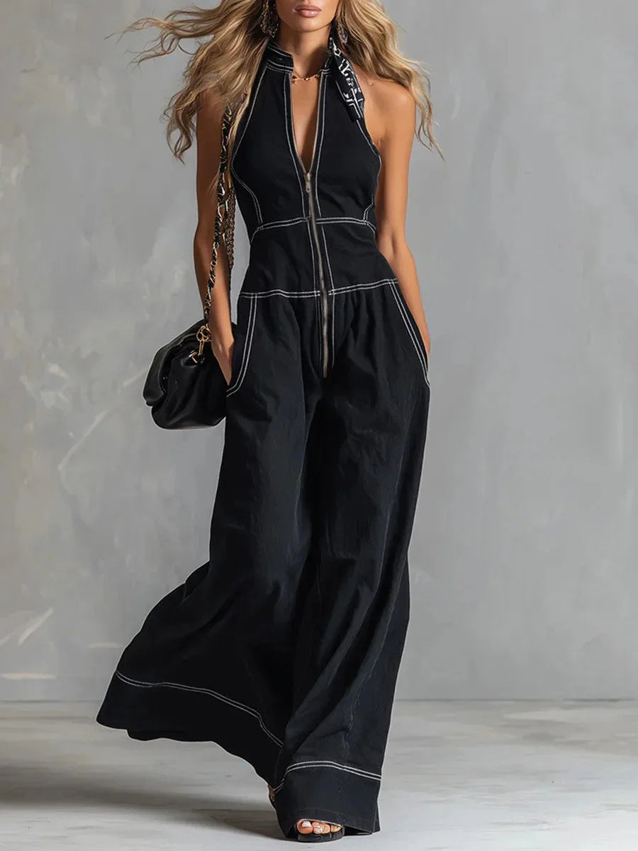 Helena | Byxdress med framdragkedja