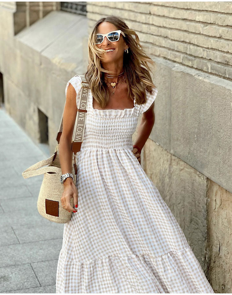 Liliane | Bohemisk casual klänning för sommar