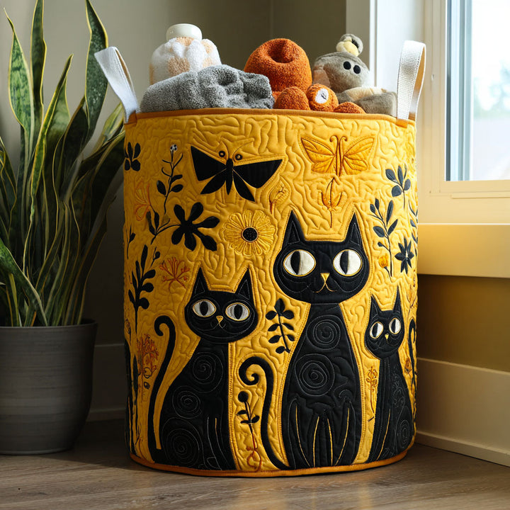 LUCKY | Handgjord Kattdesign Tvättkorg