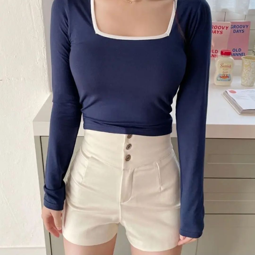 Ilse | Elegant hög midja shorts