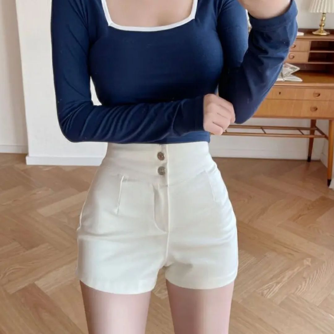 Ilse | Elegant hög midja shorts
