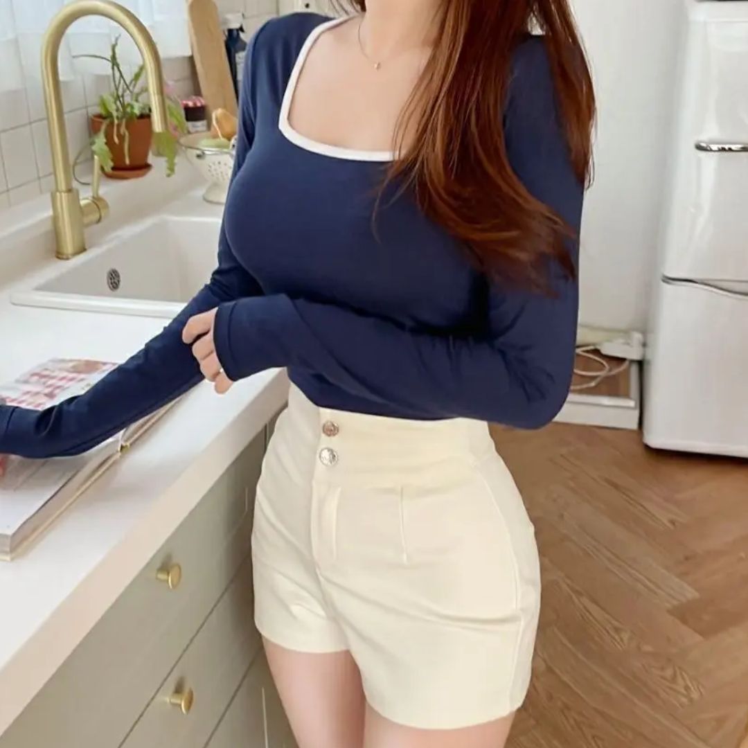 Ilse | Elegant hög midja shorts