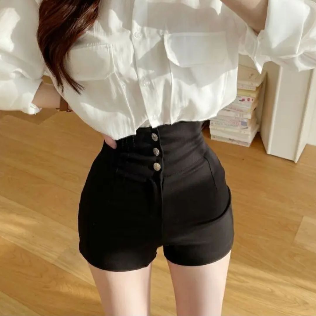 Ilse | Elegant hög midja shorts
