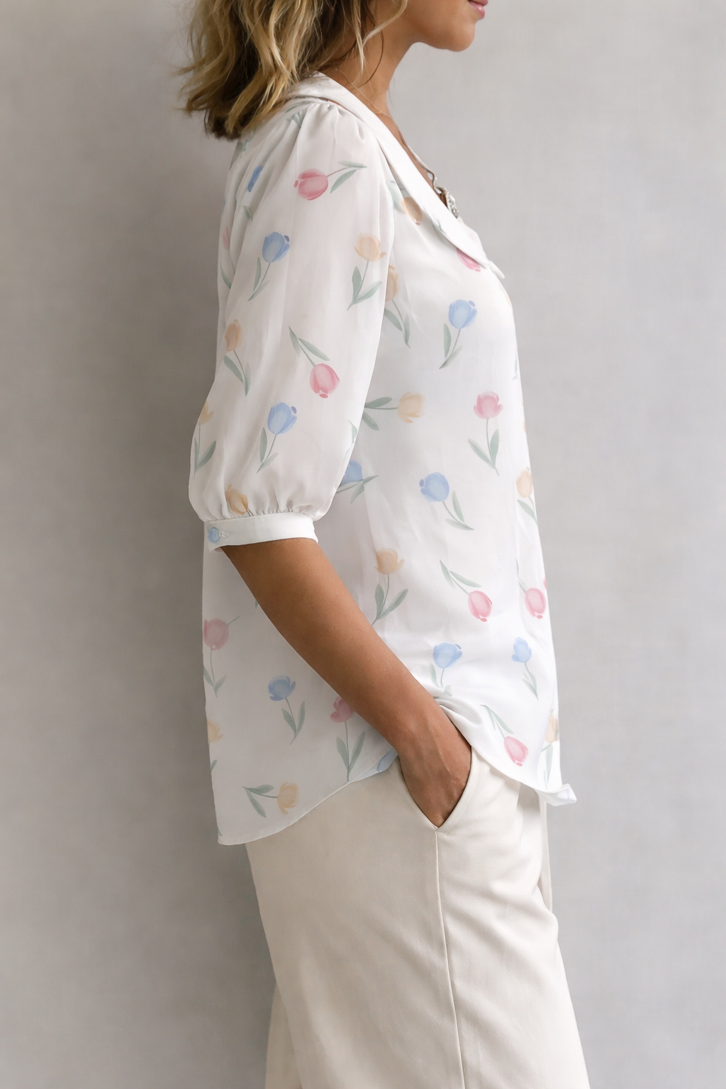 Sabine | Blommig Blus