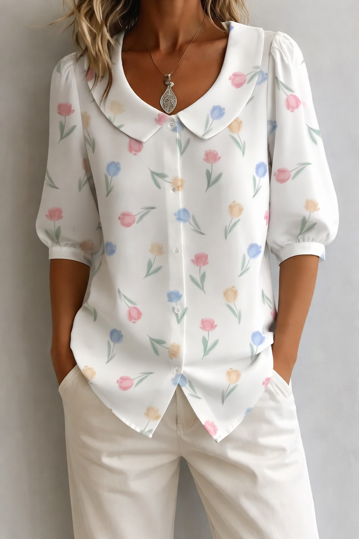 Sabine | Blommig Blus