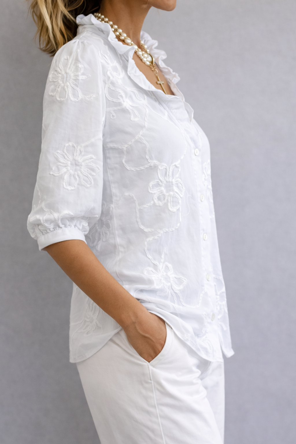 Ottoline | Blommig Blus