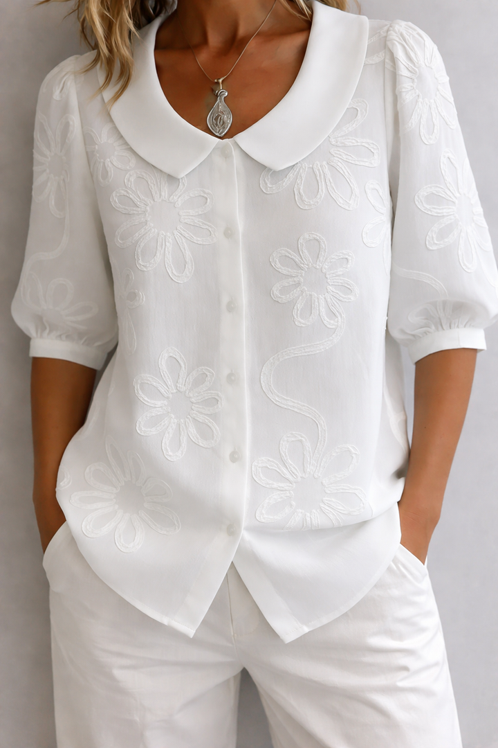 Nerina | Blommig Blus