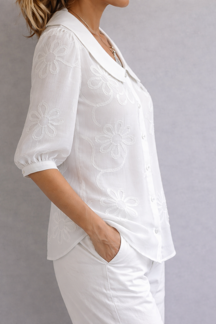 Nerina | Blommig Blus