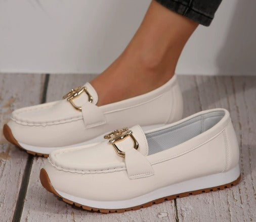 Esme | Platta Spännbucklor Loafers