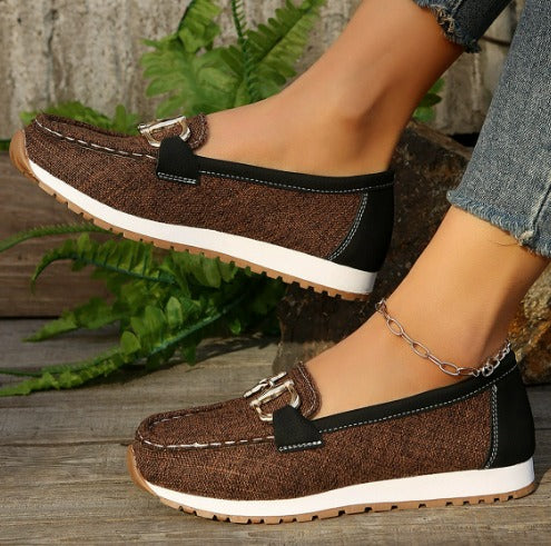 Esme | Platta Spännbucklor Loafers