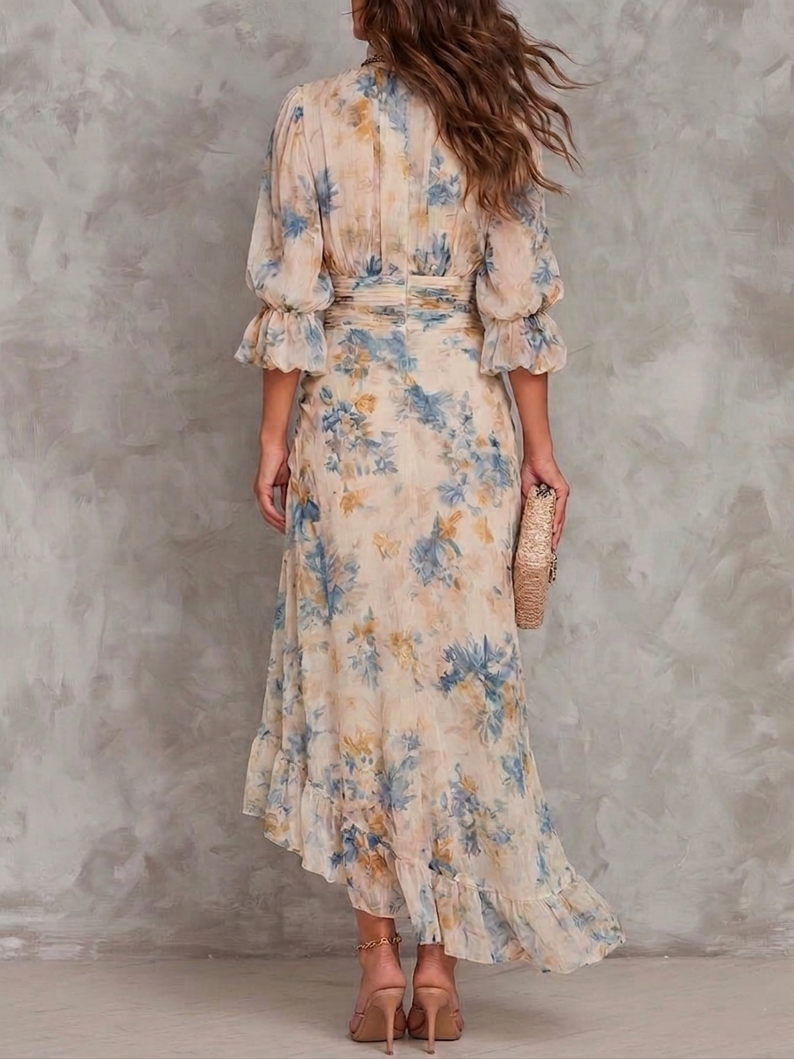 Cassia | Floral Maxi Klänning