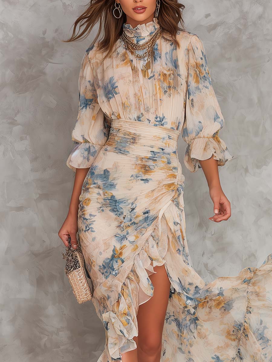 Cassia | Floral Maxi Klänning