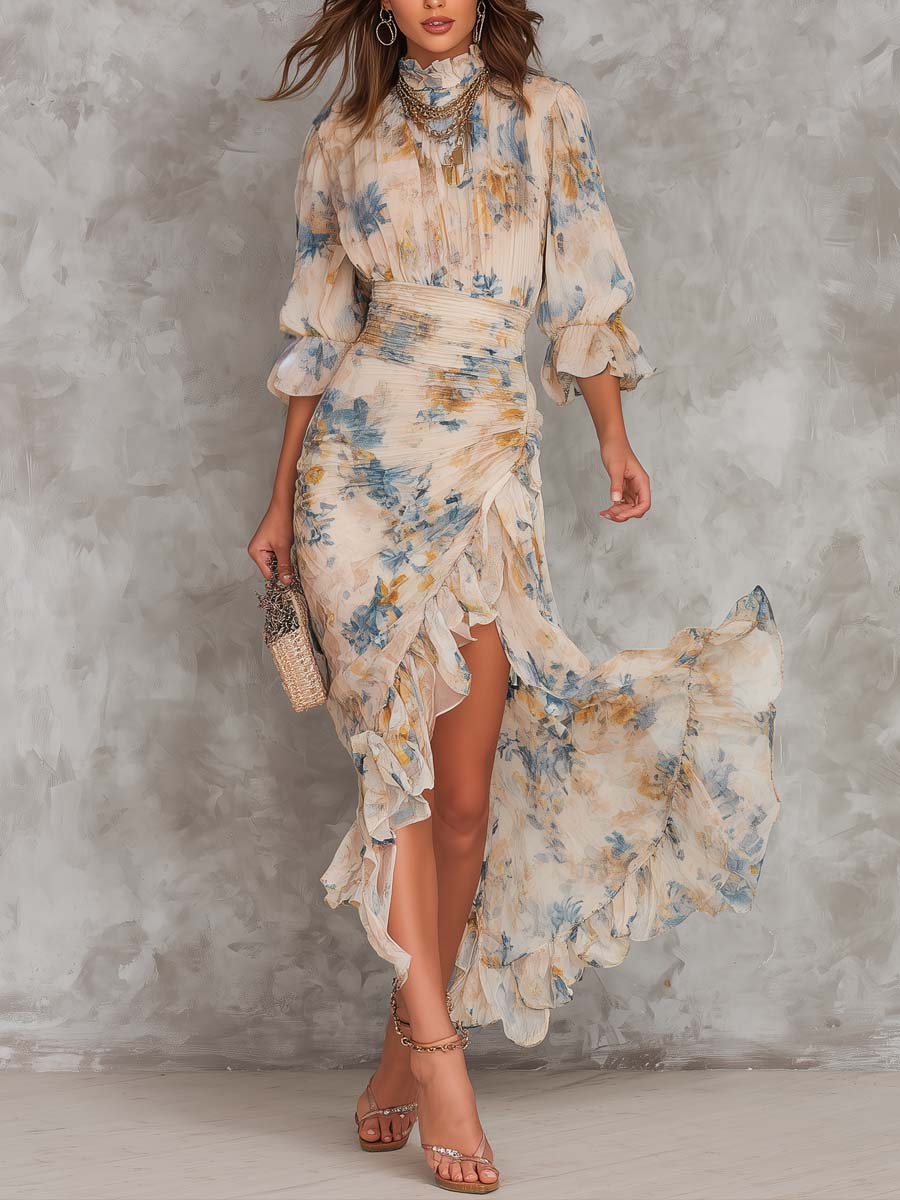 Cassia | Floral Maxi Klänning