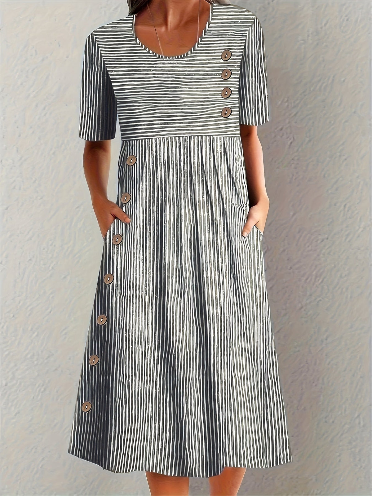 Sofia | Randig Sommardress