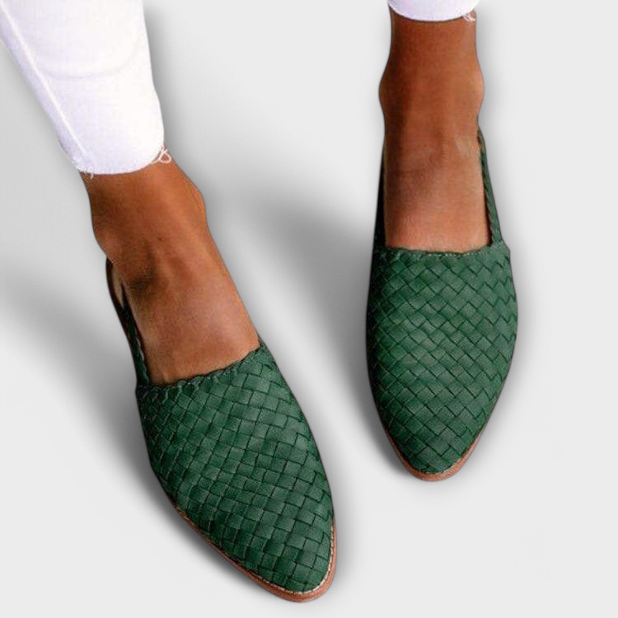 Augusta | Vävd Slingback Loafer