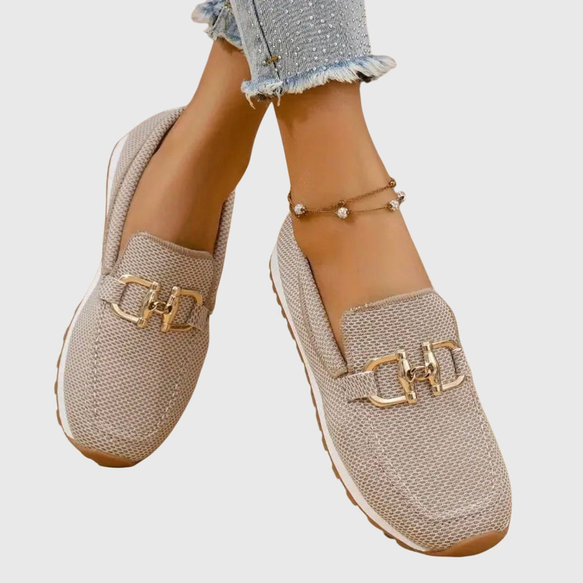 Nina | Hästbit Detalj Komfort Äkta Läder Loafers