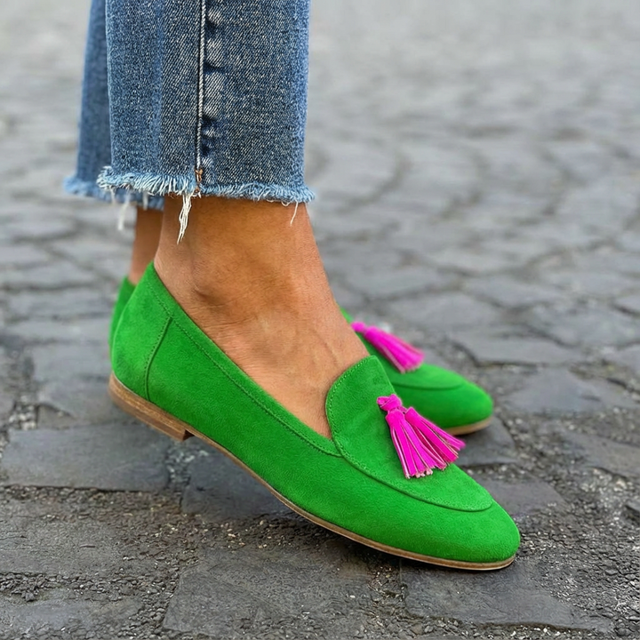 Mandy | Fringade Loafers