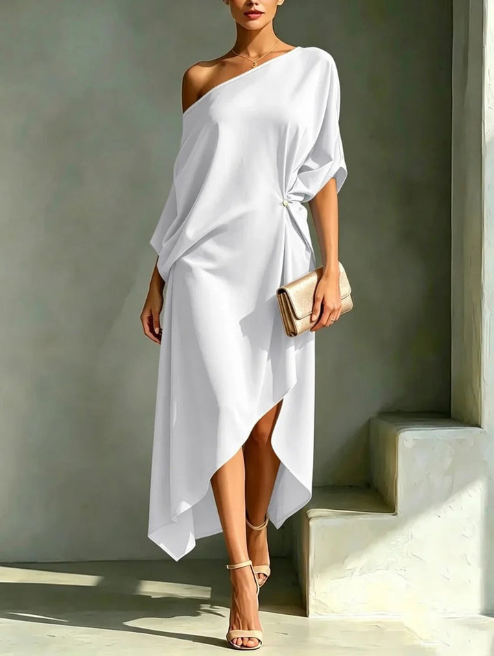 Carla | Elegant asymmetrisk klänning